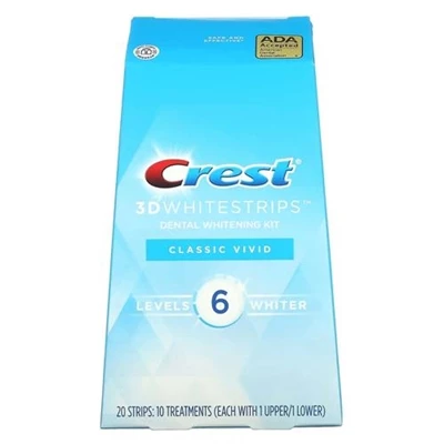 Crest 3D Whitestrips Dental Whitening Kit Classic Vivid Level 6 20 Strips 10 Treatments Crest® Crest 3D Whitestrips Dental Whitening Kit Classic Vivid Level 6 20 Strips 10 Treatments -Big Agnes sales M00055 2T