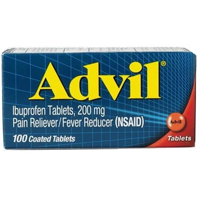 Advil Pain Reliever Fever Reducer 100 Coated Tablets Advil® Advil Pain Reliever Fever Reducer 100 Coated Tablets -Big Agnes sales M015040 2T