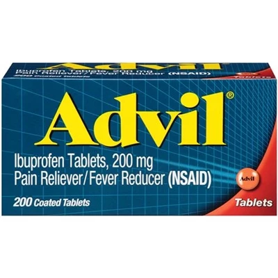 Advil Pain Reliever Fever Reducer 200 Coated Tablets Advil® Advil Pain Reliever Fever Reducer 200 Coated Tablets -Big Agnes sales M015475 2T