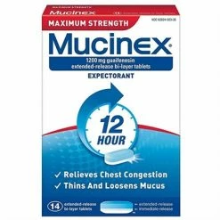 Mucinex® Mucinex Maximum Strength 12HR Expectorant 14 BiLayer Tablets