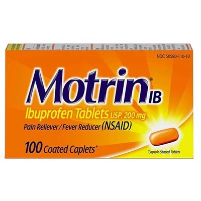 Motrin IB Ibuprofen Tablets Pain Reliever Fever Reducer 100 Coated Tablets Motrin IB Ibuprofen Tablets Pain Reliever Fever Reducer 100 Coated Tablets -Big Agnes sales M048101 2T
