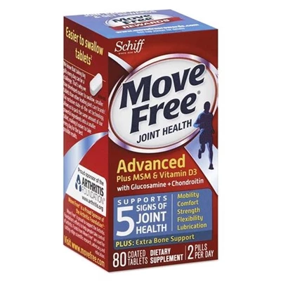 Schiff Move Free Joint Health Advanced Plus MSM Vitamin D3 80 Coated Tablets Schiff® Schiff Move Free Joint Health Advanced Plus MSM Vitamin D3 80 Coated Tablets -Big Agnes sales M11835 2T