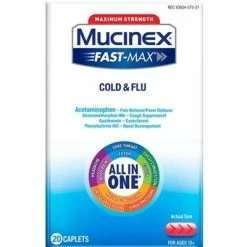 Mucinex® Mucinex Fast Max Cold And Flu 20 Caplets