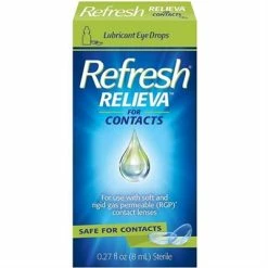 Refresh Relieva For Contacts Lubricant Eye Drops 0.27oz / 8ml