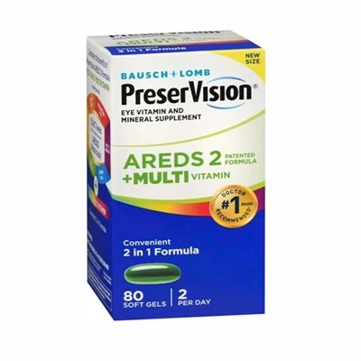 Bausch + Lomb PreserVision Areds 2 Multivitamin 80 Soft Gels Bausch & Lomb Bausch + Lomb PreserVision Areds 2 Multivitamin 80 Soft Gels -Big Agnes sales M69866 2T