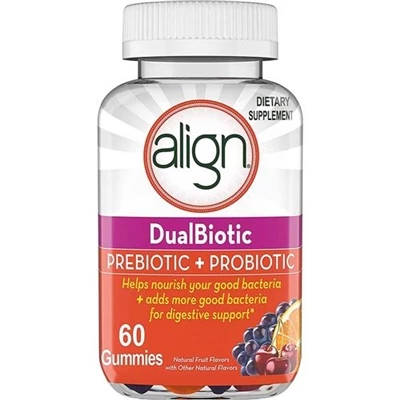 Align Dualbiotic Prebiotic + Probiotic Natural Fruit Flavors 60 Gummies Align Dualbiotic Prebiotic + Probiotic Natural Fruit Flavors 60 Gummies -Big Agnes sales M77937 2T